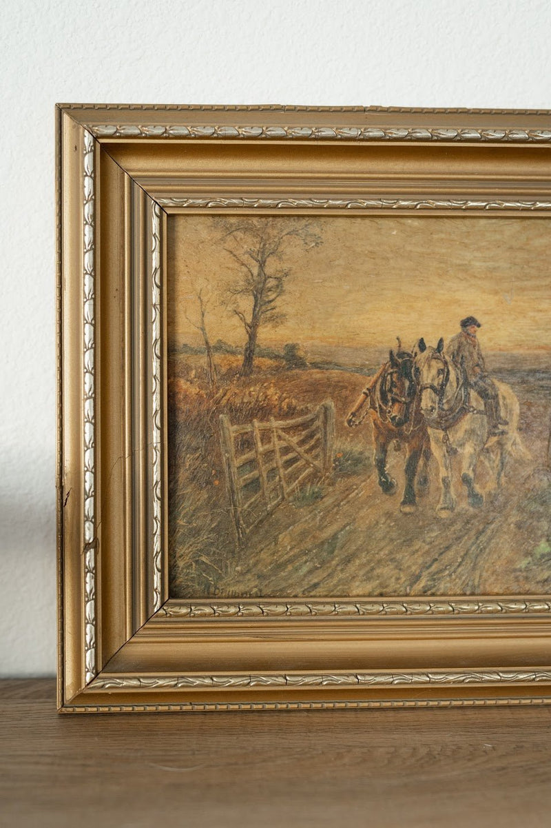 The Rider's Companion, Oil on Canvas - IDYLL MANOR