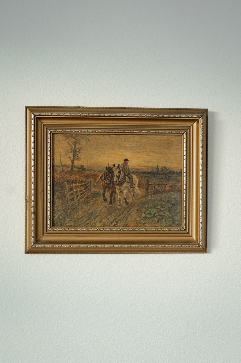 The Rider's Companion, Oil on Canvas - IDYLL MANOR