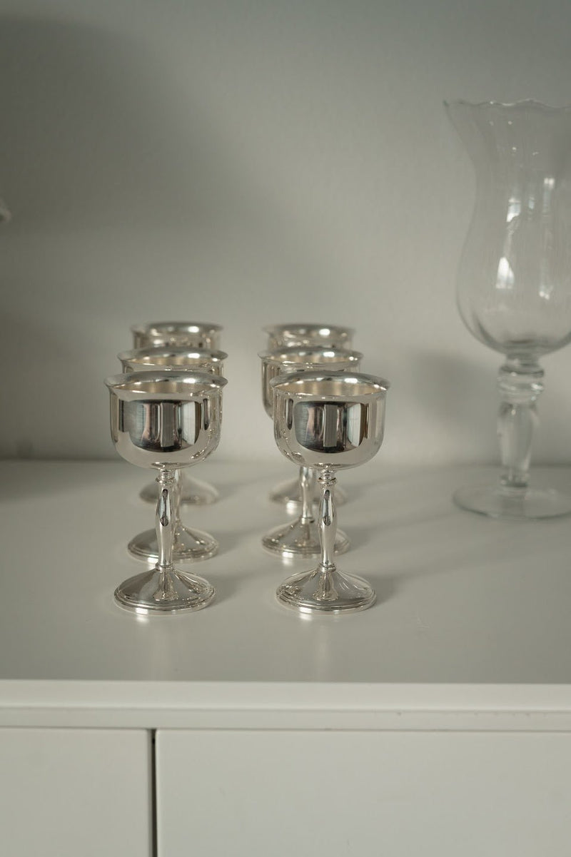 Silver Goblets | Set of 6 - IDYLL MANOR