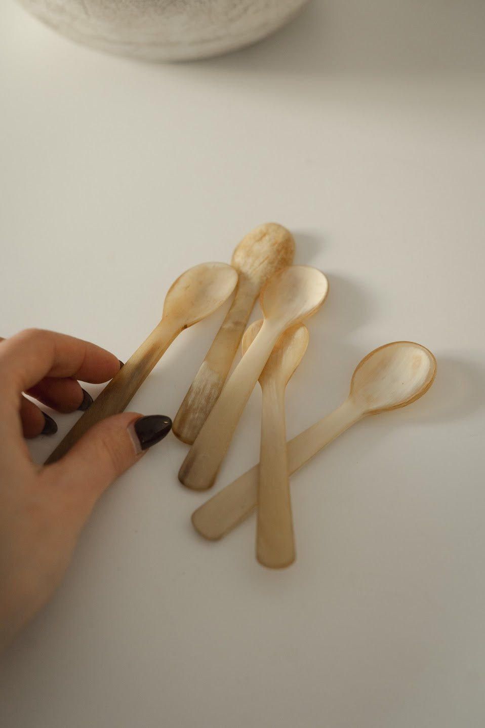 Bone Spoons | Set of 5 - IDYLL MANOR