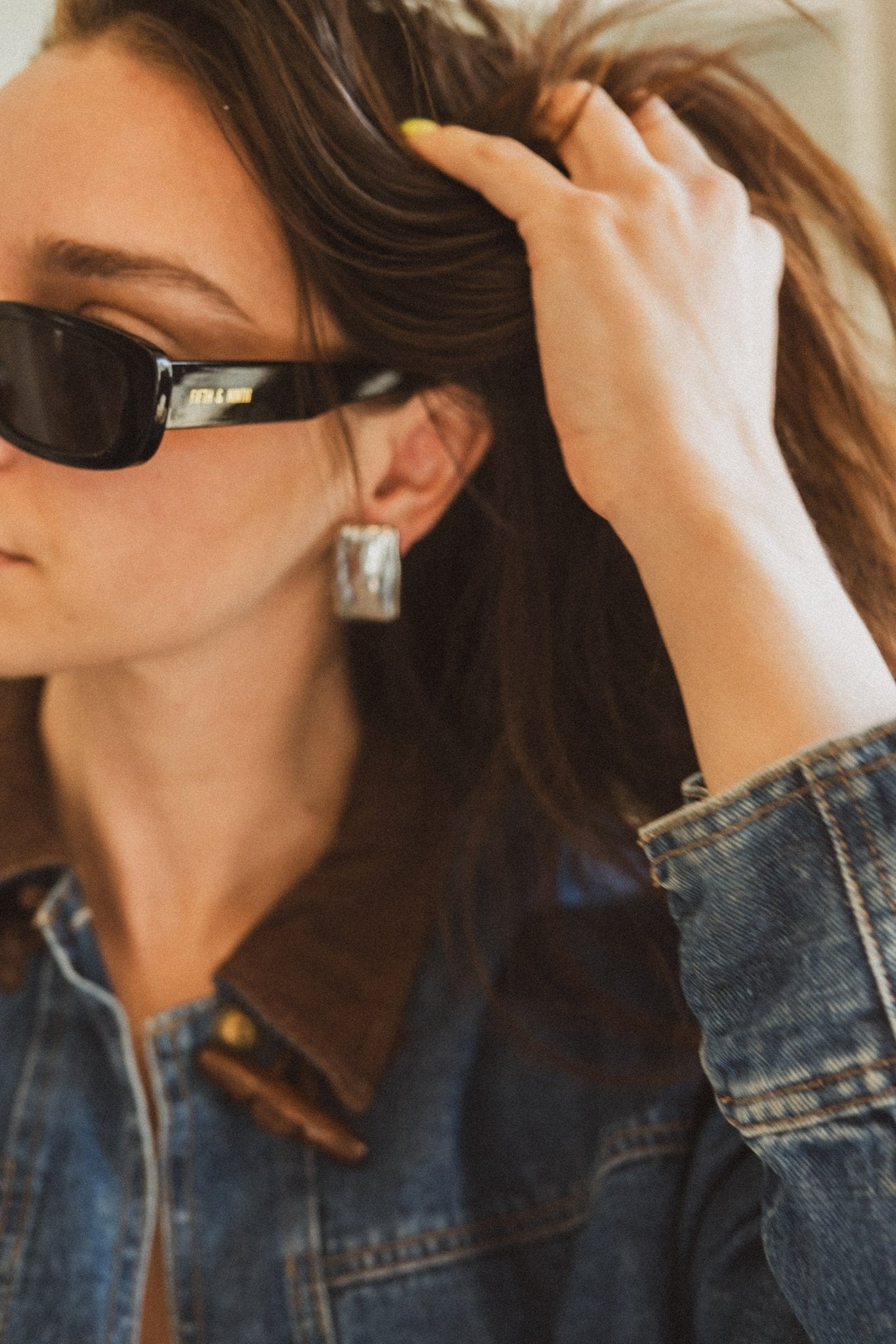 Square Stud Earrings - IDYLL MANOR