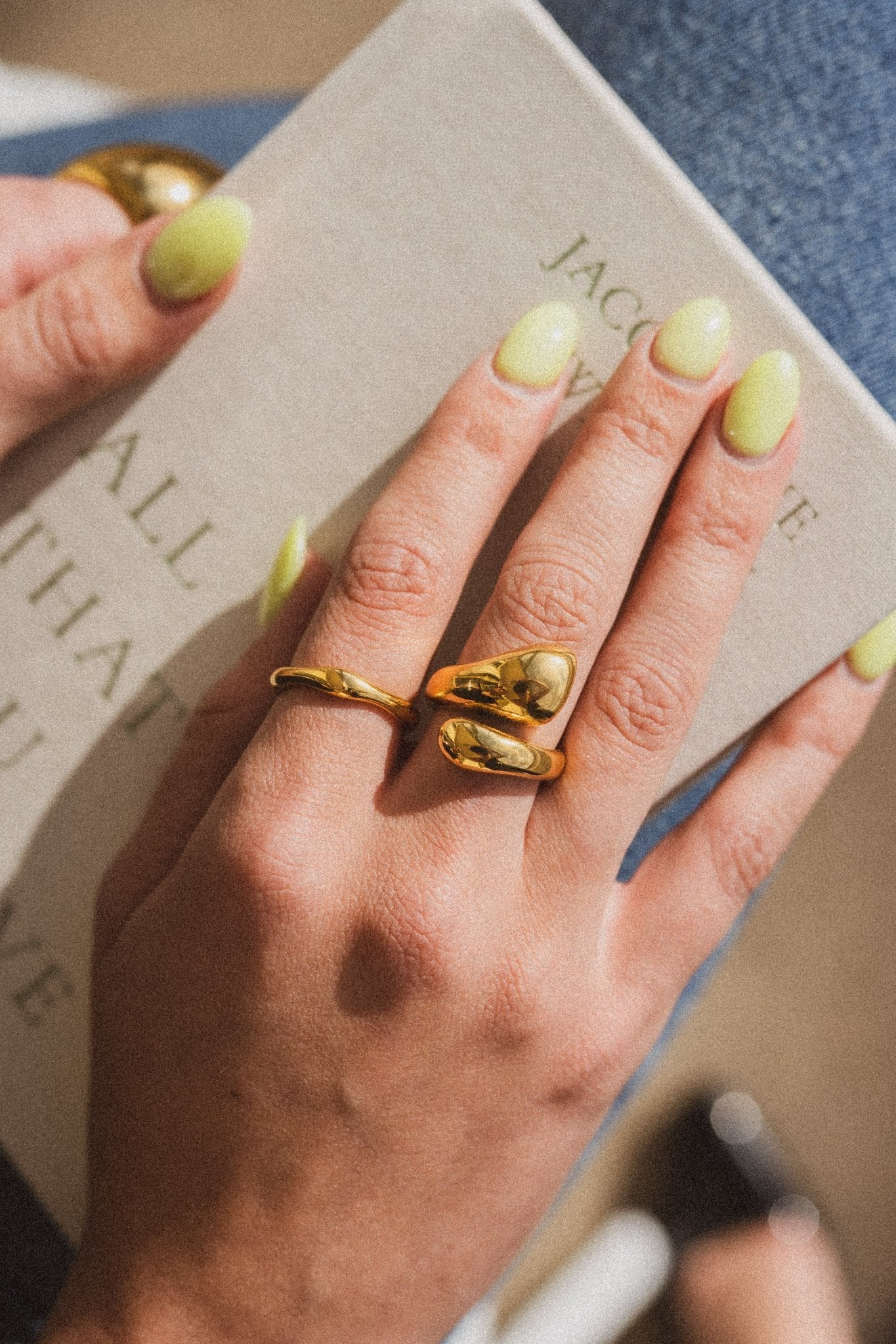 Water Drop Chunky Ring - IDYLL MANOR