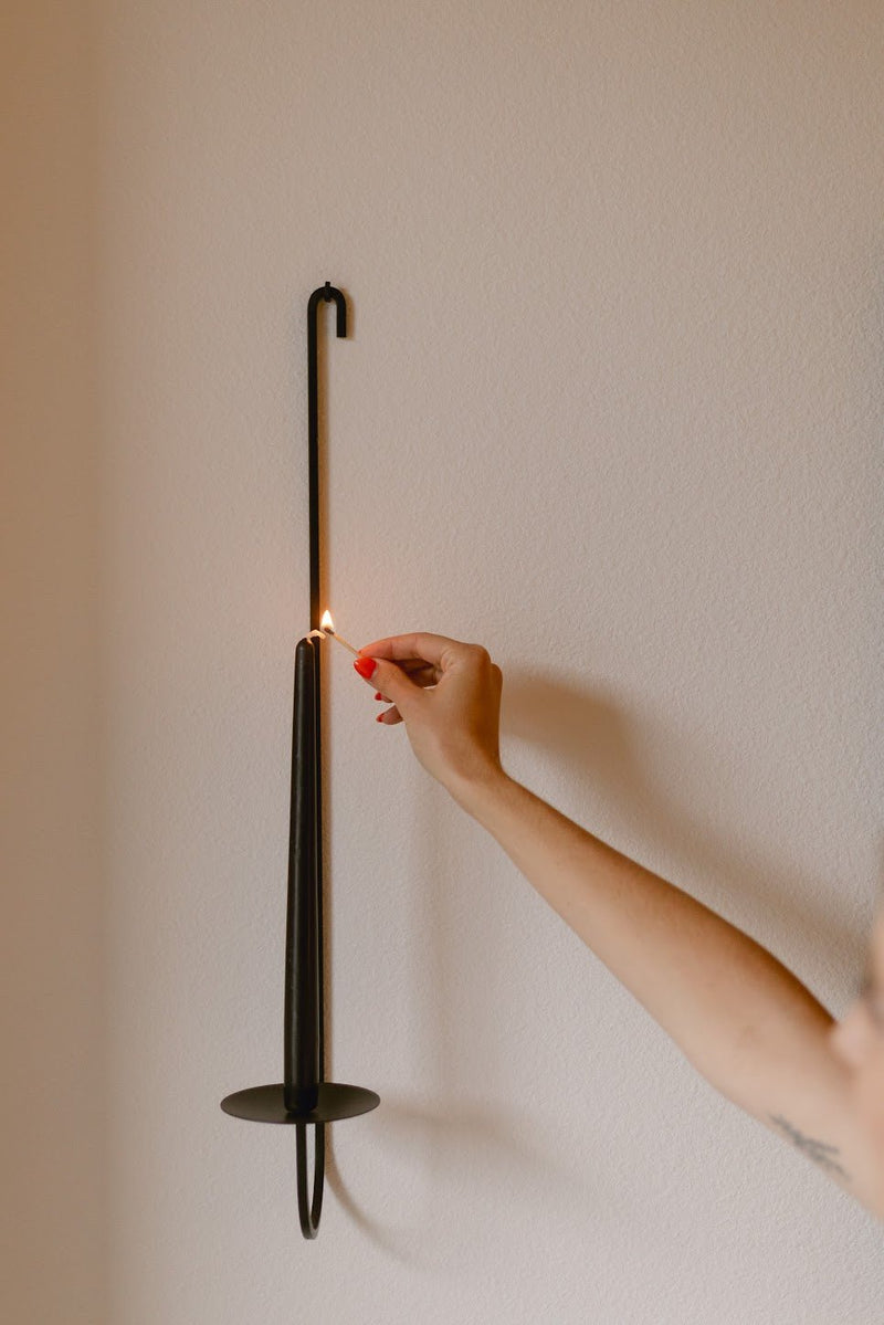Single Arm Iron Sconce - IDYLL MANOR