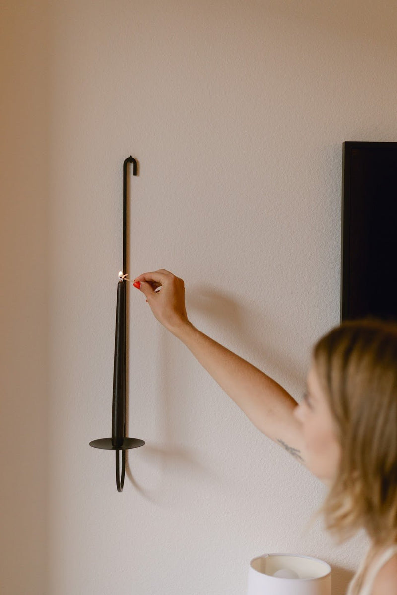 Single Arm Iron Sconce - IDYLL MANOR