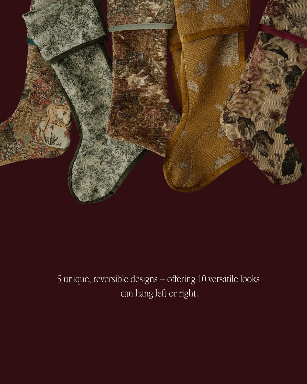 Elodie Tapestry Stocking - IDYLL MANOR