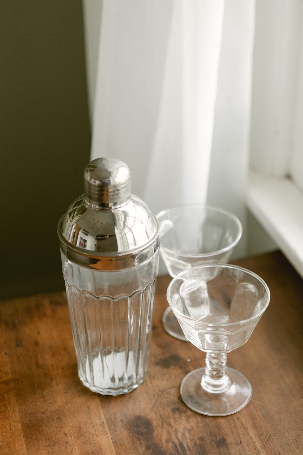 Glass Cocktail Shaker | Large - IDYLL MANOR