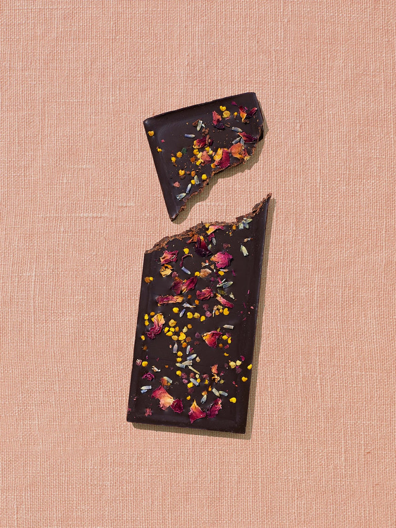 Lavender Rose Date | Organic Dark Chocolate - IDYLL MANOR