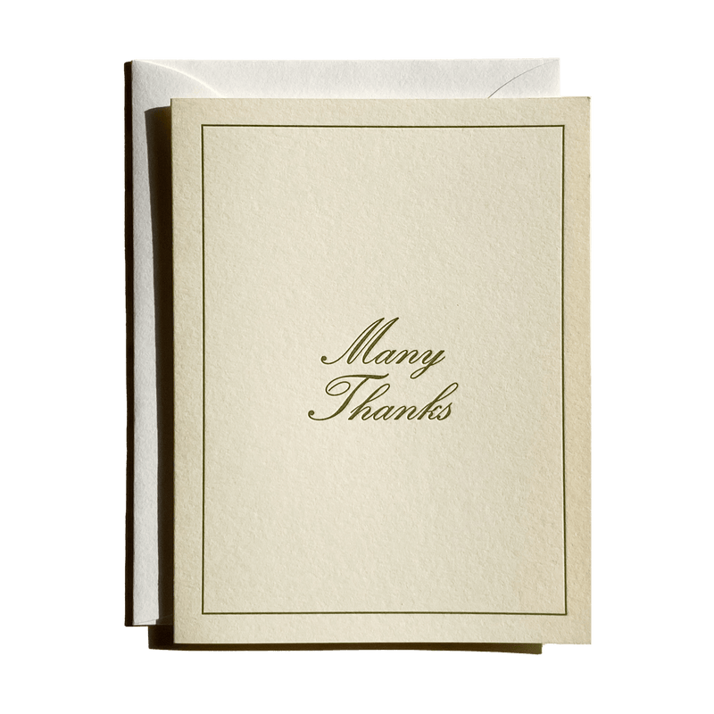 Many Thanks No. 35 - IDYLL MANOR