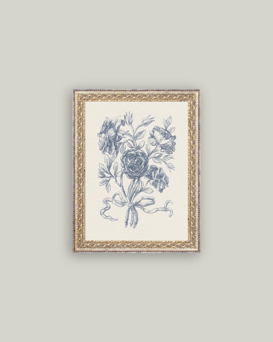 Blue Flower Sketch - IDYLL MANOR