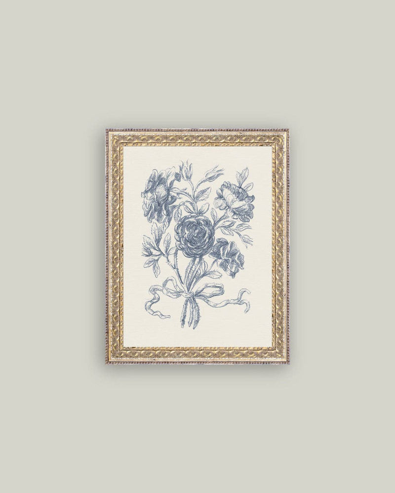 Blue Flower Sketch - IDYLL MANOR
