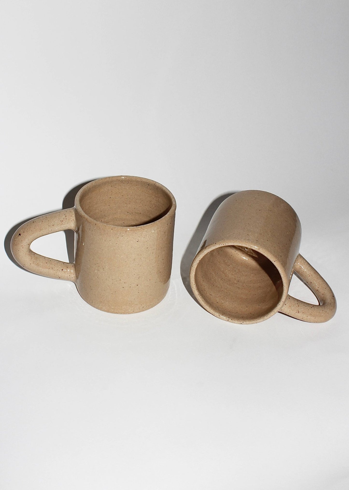 Handmade Ceramic Mug | Glossy Oat - IDYLL MANOR