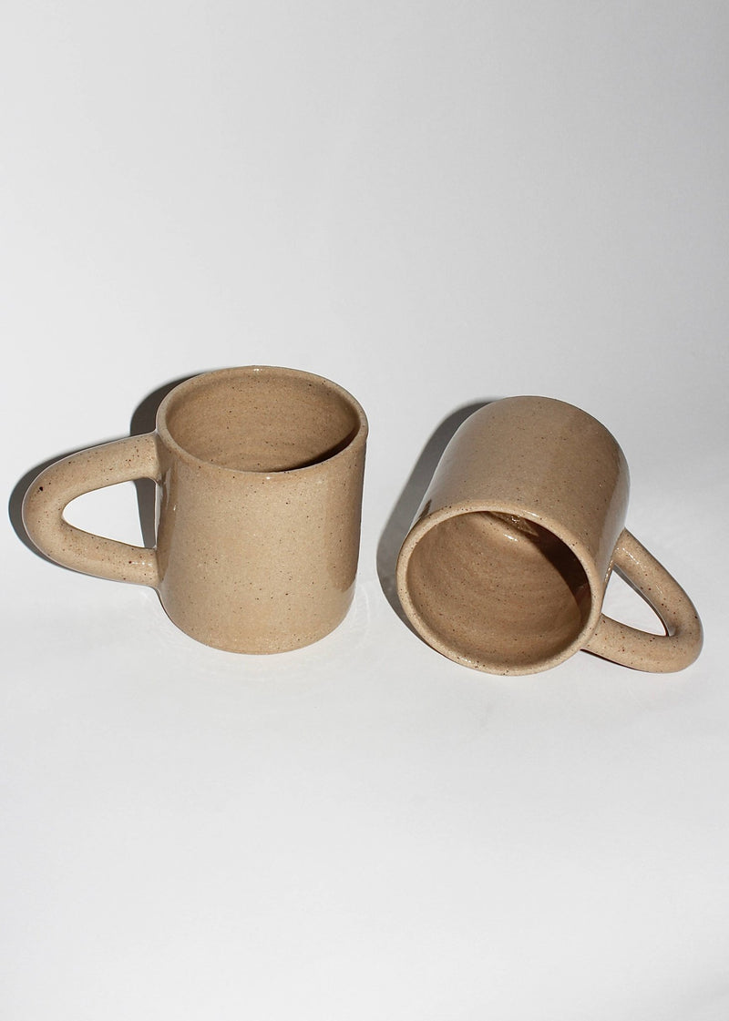 Handmade Ceramic Mug | Glossy Oat - IDYLL MANOR