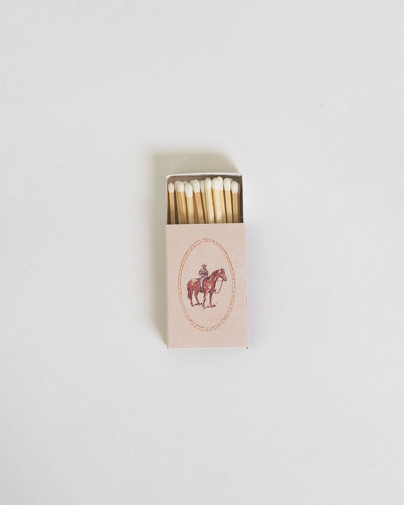 Western Cowboy Matchbox - IDYLL MANOR