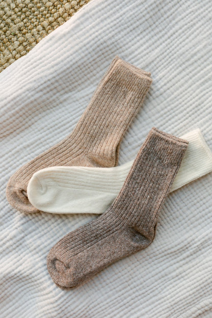 Wool + Cashmere Socks