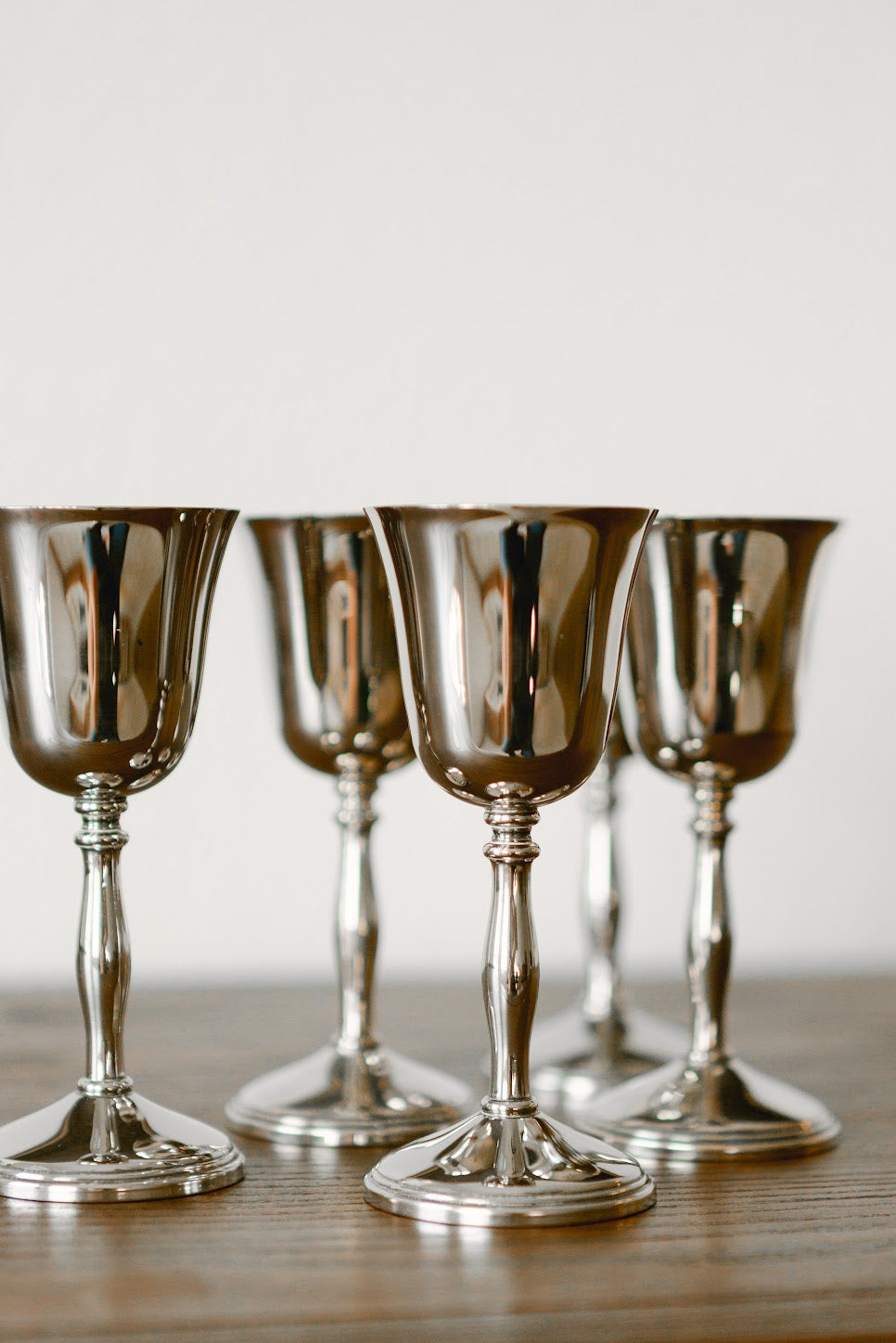 Silver Plated Wine Cups  | Set of 5