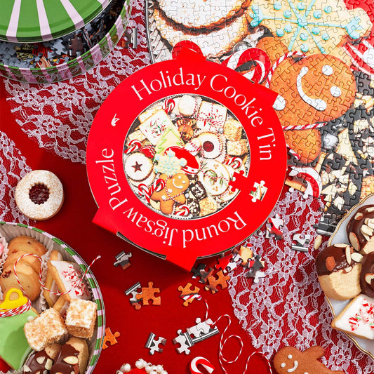 Holiday Cookie Tin Puzzle