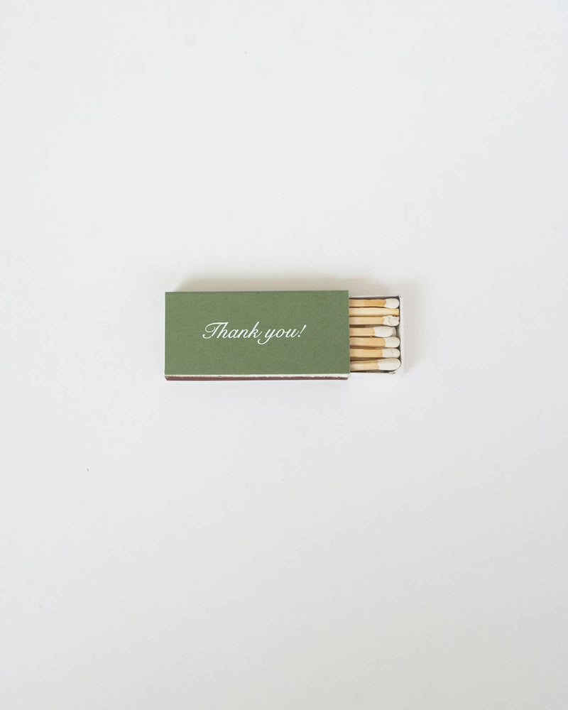 Thank You Matchbox - IDYLL MANOR