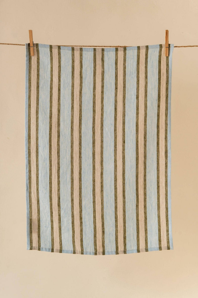 Linen Sylph Kitchen Towel | Green - IDYLL MANOR