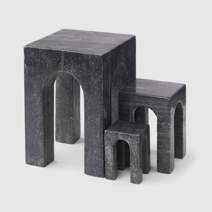 Arkis Black Marble | Set of 3