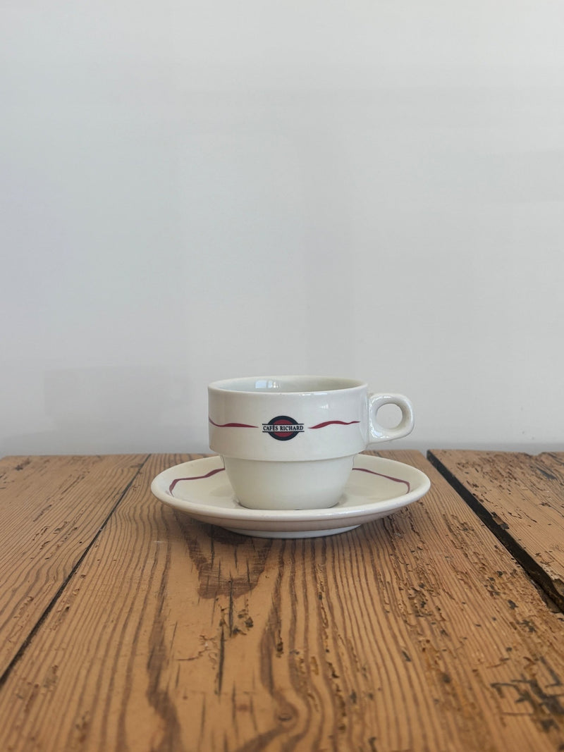Cafés Richard Cup & Saucer - IDYLL MANOR