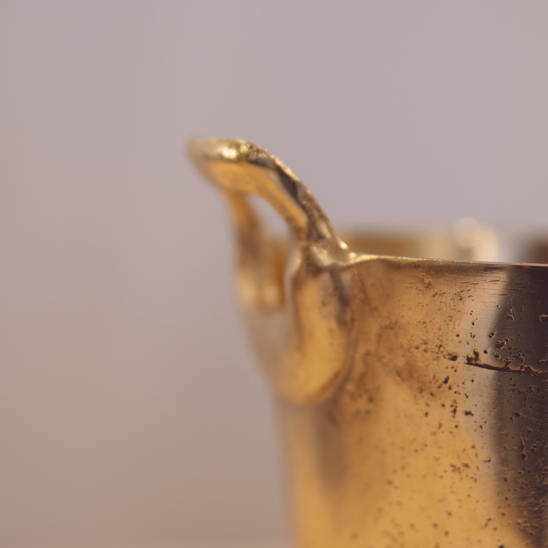 Antique Brass Ice Bucket