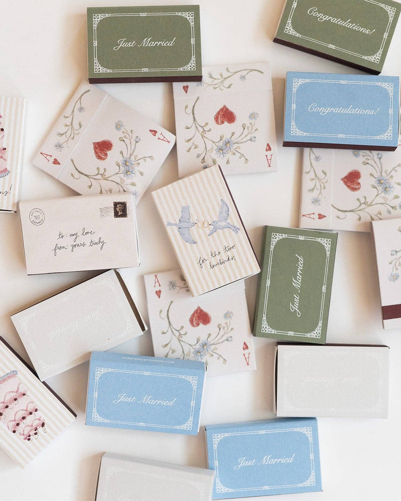 Wedding Lovebirds Matchbox - IDYLL MANOR