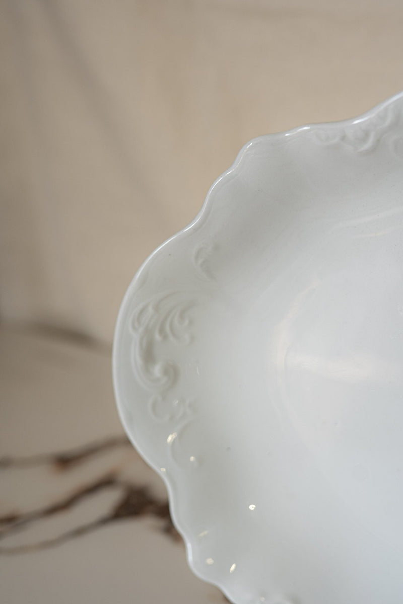 England White Serving Platter - IDYLL MANOR