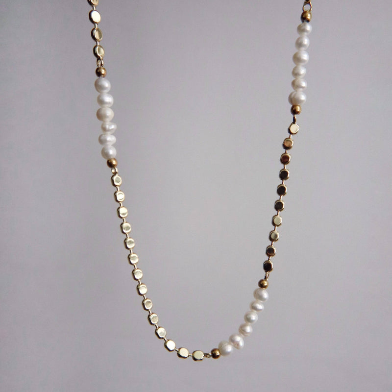 Adeline Pearl Choker Necklace - IDYLL MANOR