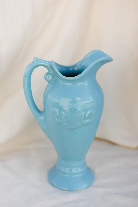 Found Lucy Blue Vase