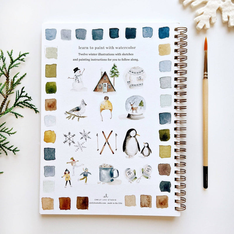 Winter Watercolor Workbook - IDYLL MANOR