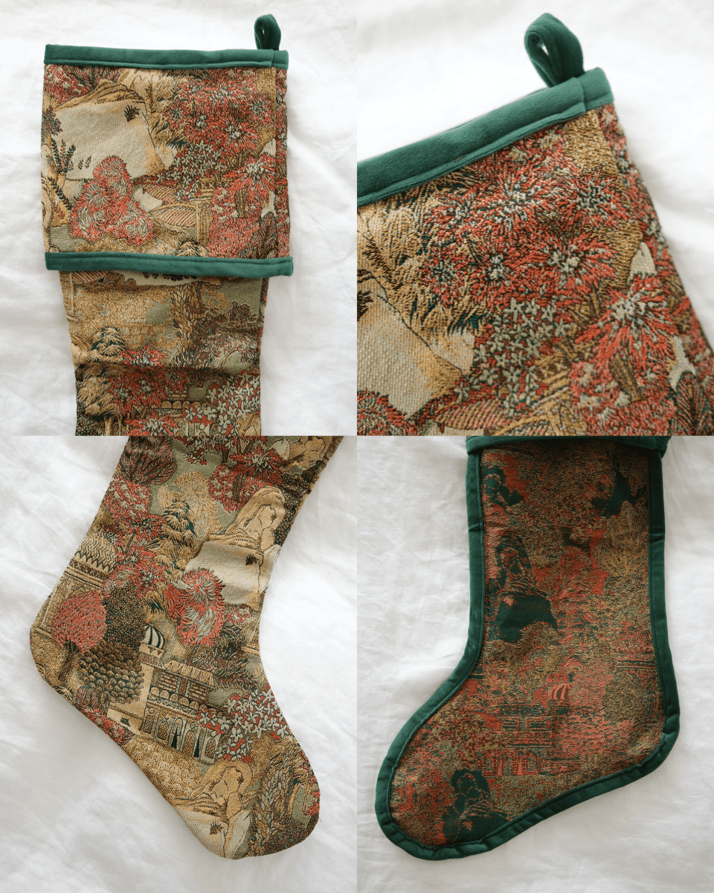 Elodie Tapestry Stocking - IDYLL MANOR
