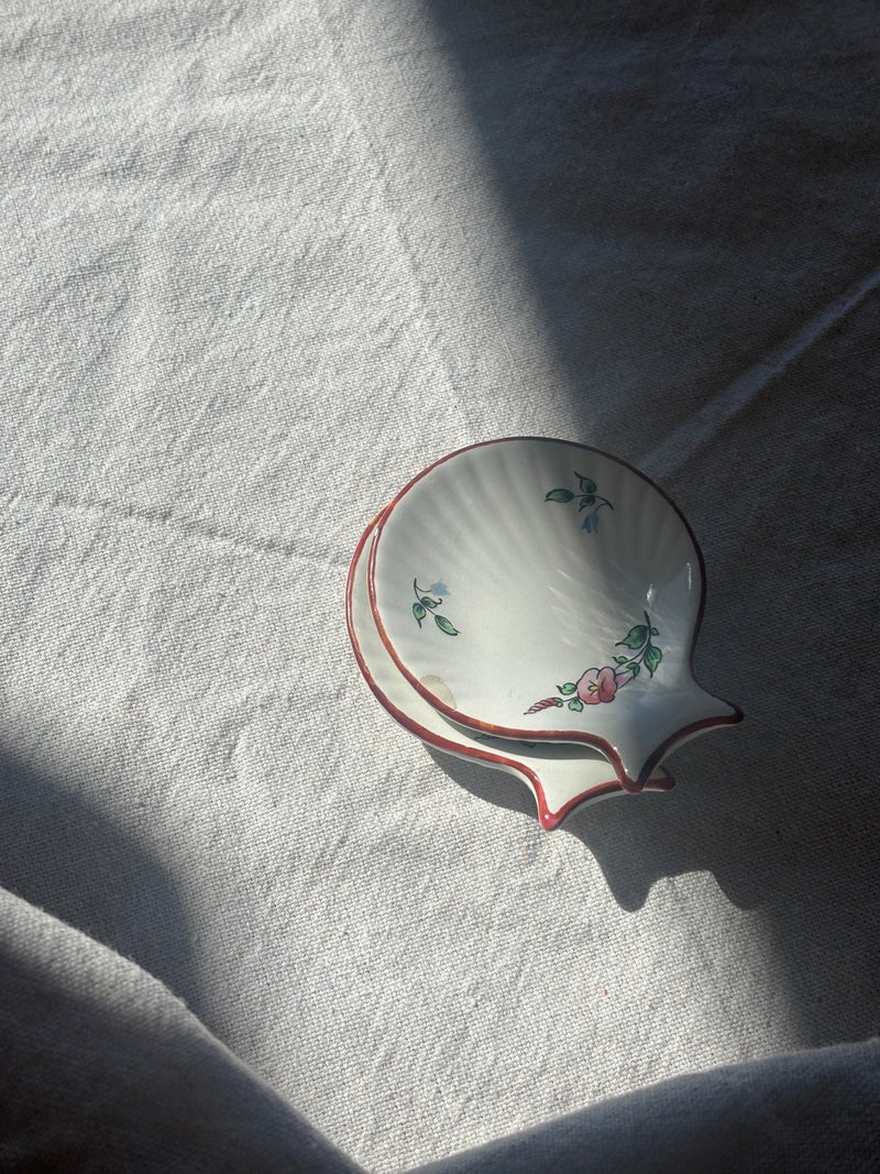 Hand - painted Spoon Rest from Luneville, France - IDYLL MANOR