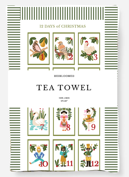 Holiday Tea Towel - 12 Days of Christmas x Bauble Stockings