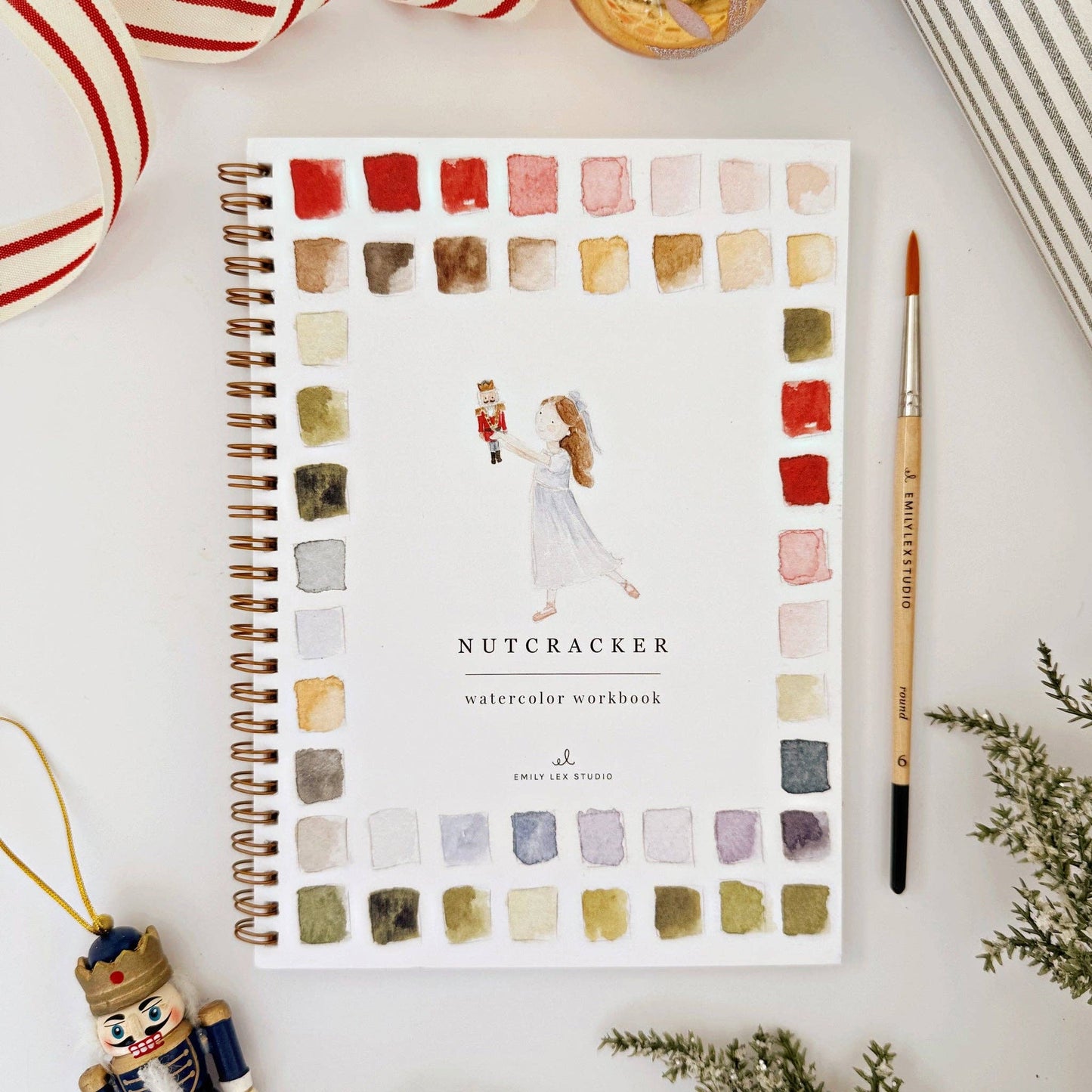 Nutcracker Watercolor Workbook - IDYLL MANOR