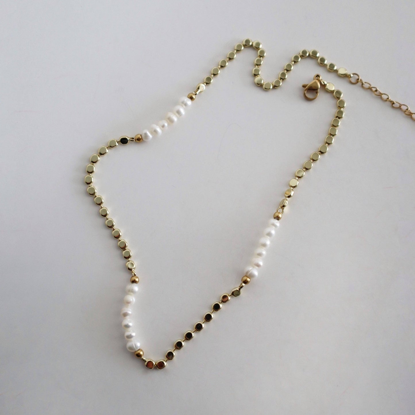 Adeline Pearl Choker Necklace - IDYLL MANOR