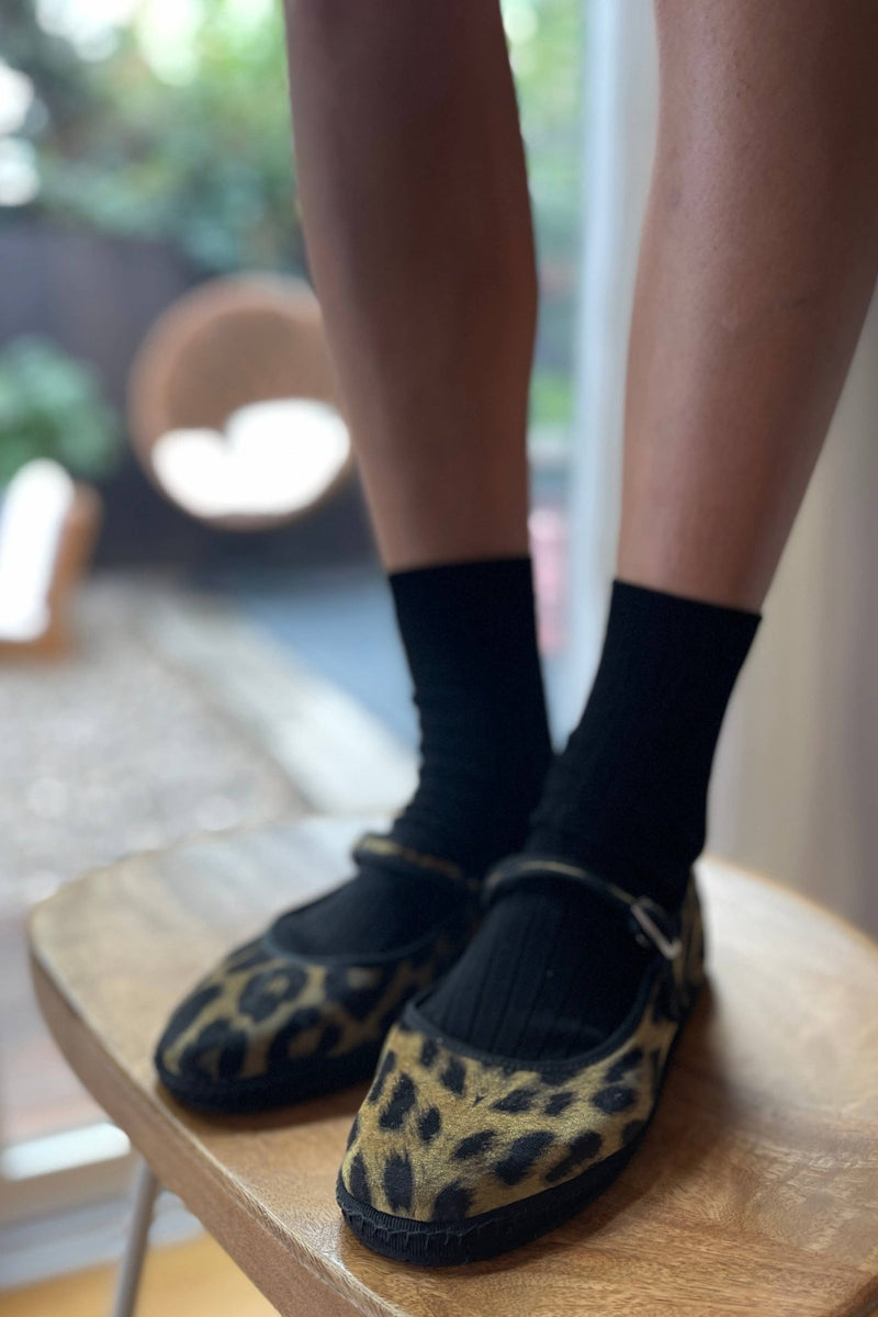 Her Socks - Mercerized Combed Cotton Rib: Kelly Green - IDYLL MANOR