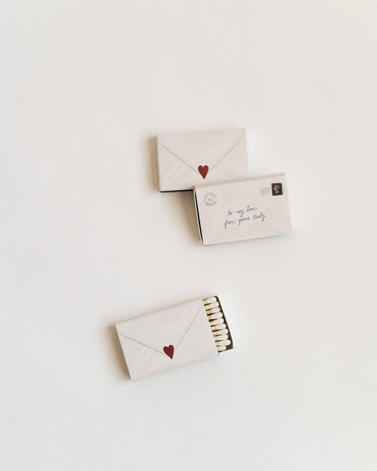 Love Letter Matchbox - IDYLL MANOR