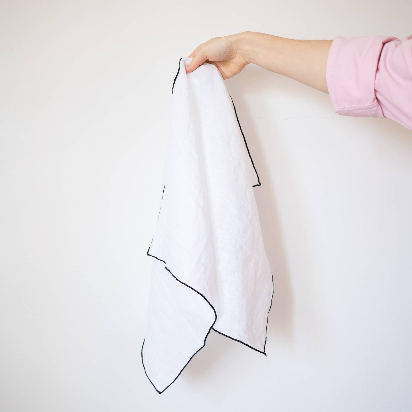 Edged Linen Tea Towel
