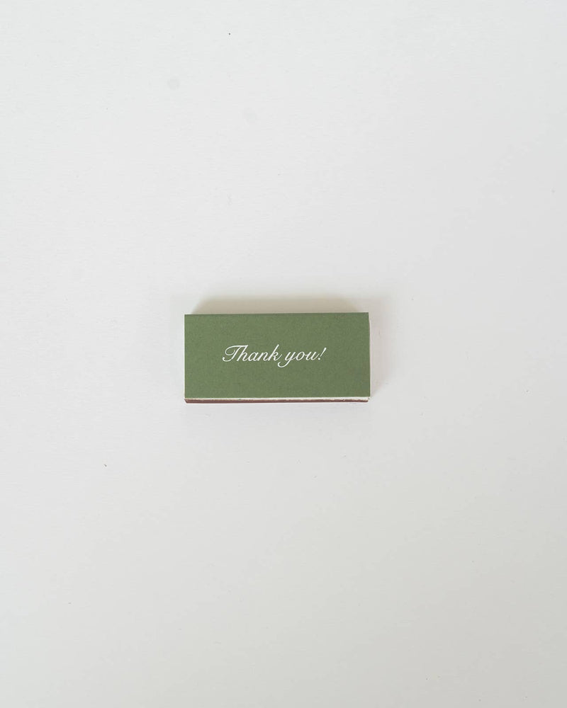 Thank You Matchbox - IDYLL MANOR