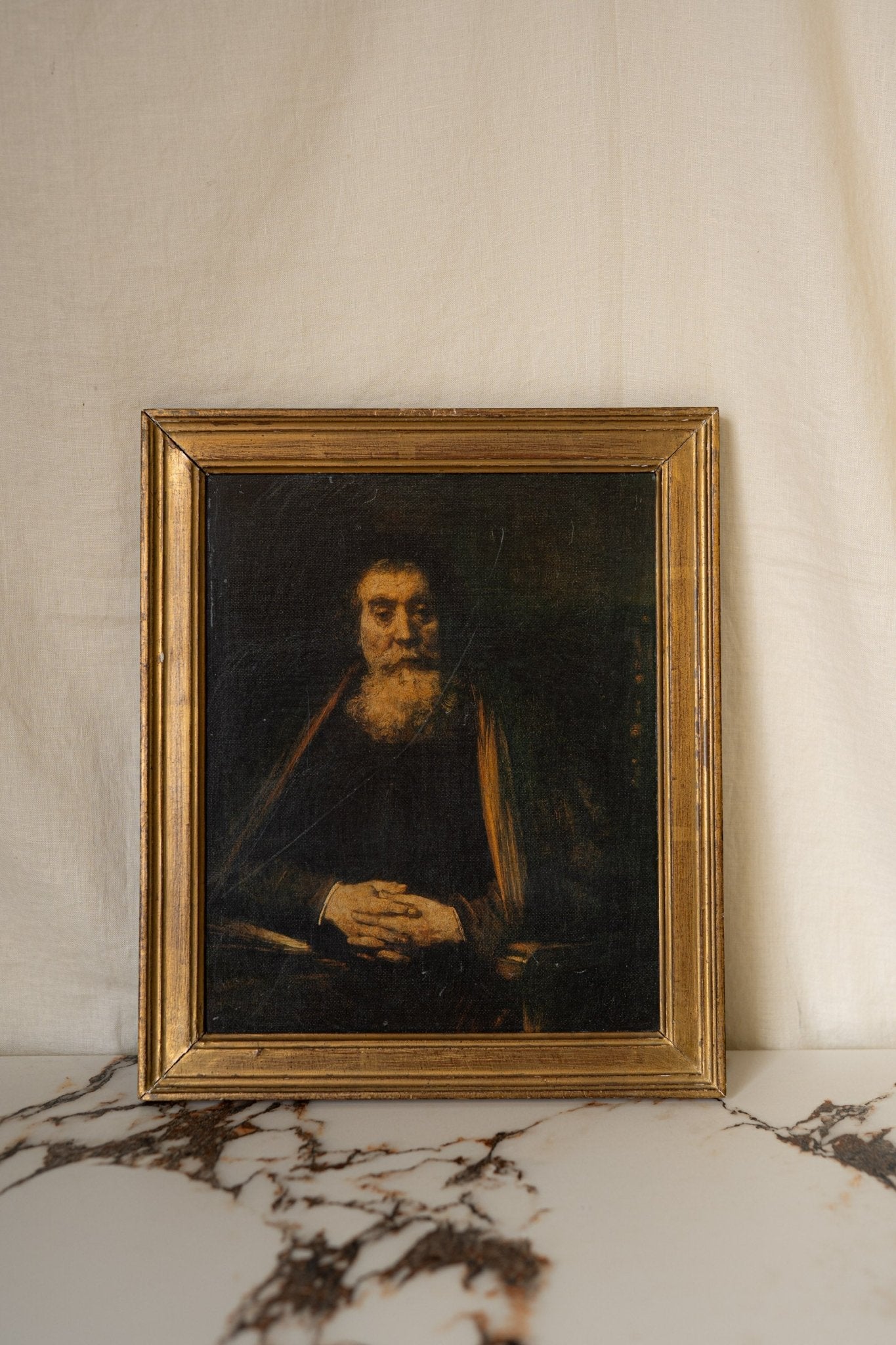 Rembrandt | Portrait of an Old Man (also known as Old Rabbi) - IDYLL MANOR