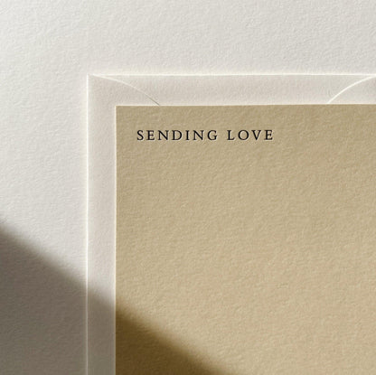 Sending Love Notecard No. 12