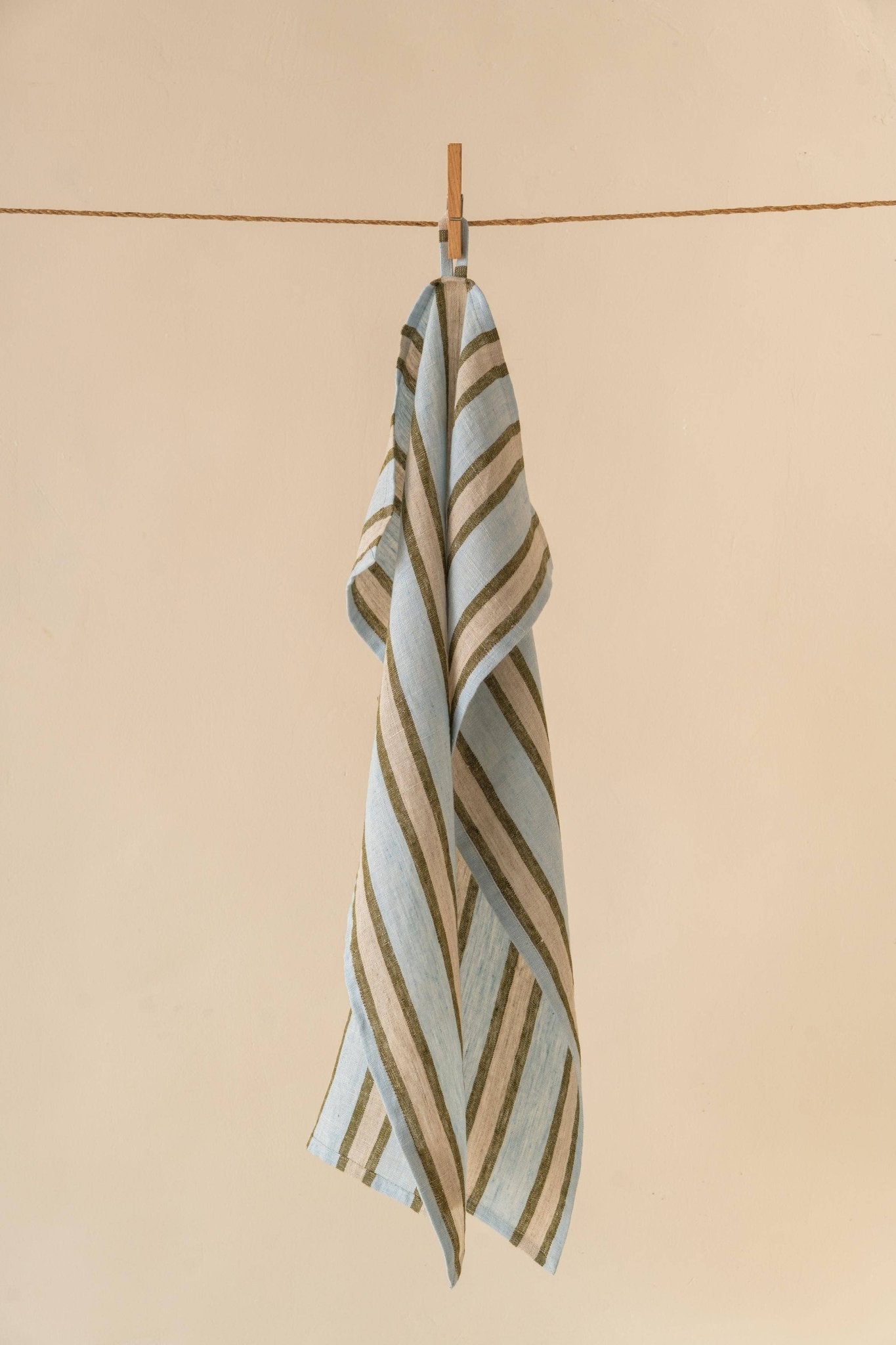 Linen Sylph Kitchen Towel | Brown - IDYLL MANOR