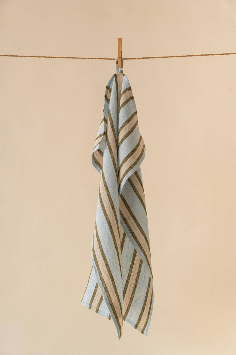 Linen Sylph Kitchen Towel | Brown - IDYLL MANOR