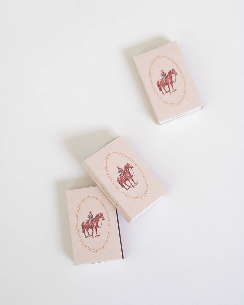 Western Cowboy Matchbox - IDYLL MANOR