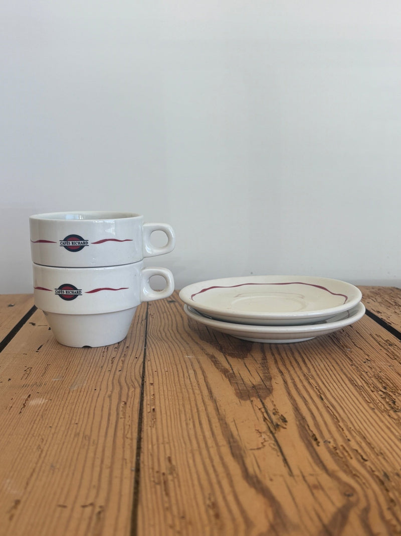 Cafés Richard Cup & Saucer - IDYLL MANOR