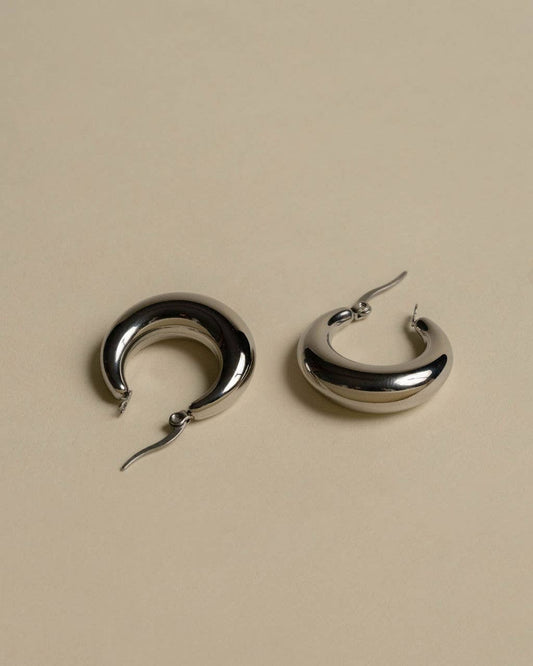 Haven Silver Hoops