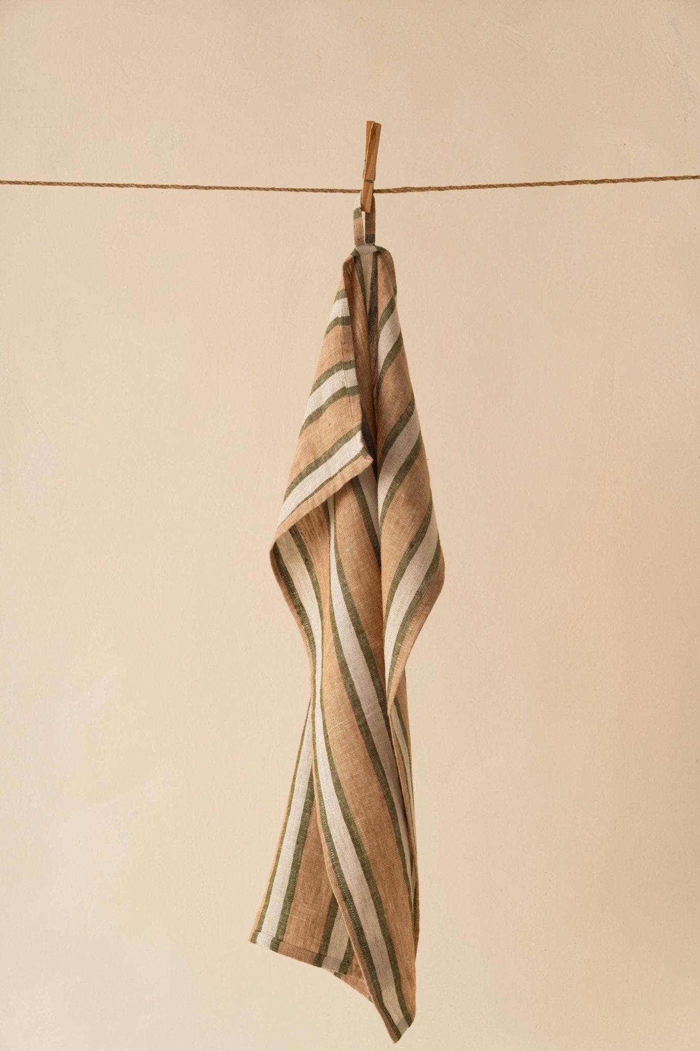 Linen Sylph Kitchen Towel | Green - IDYLL MANOR