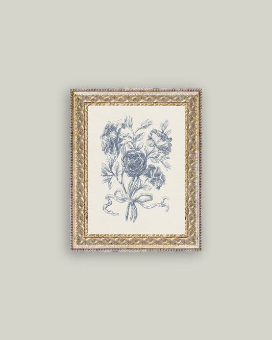 Blue Flower Sketch - IDYLL MANOR
