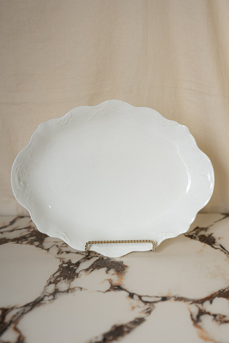England White Serving Platter - IDYLL MANOR
