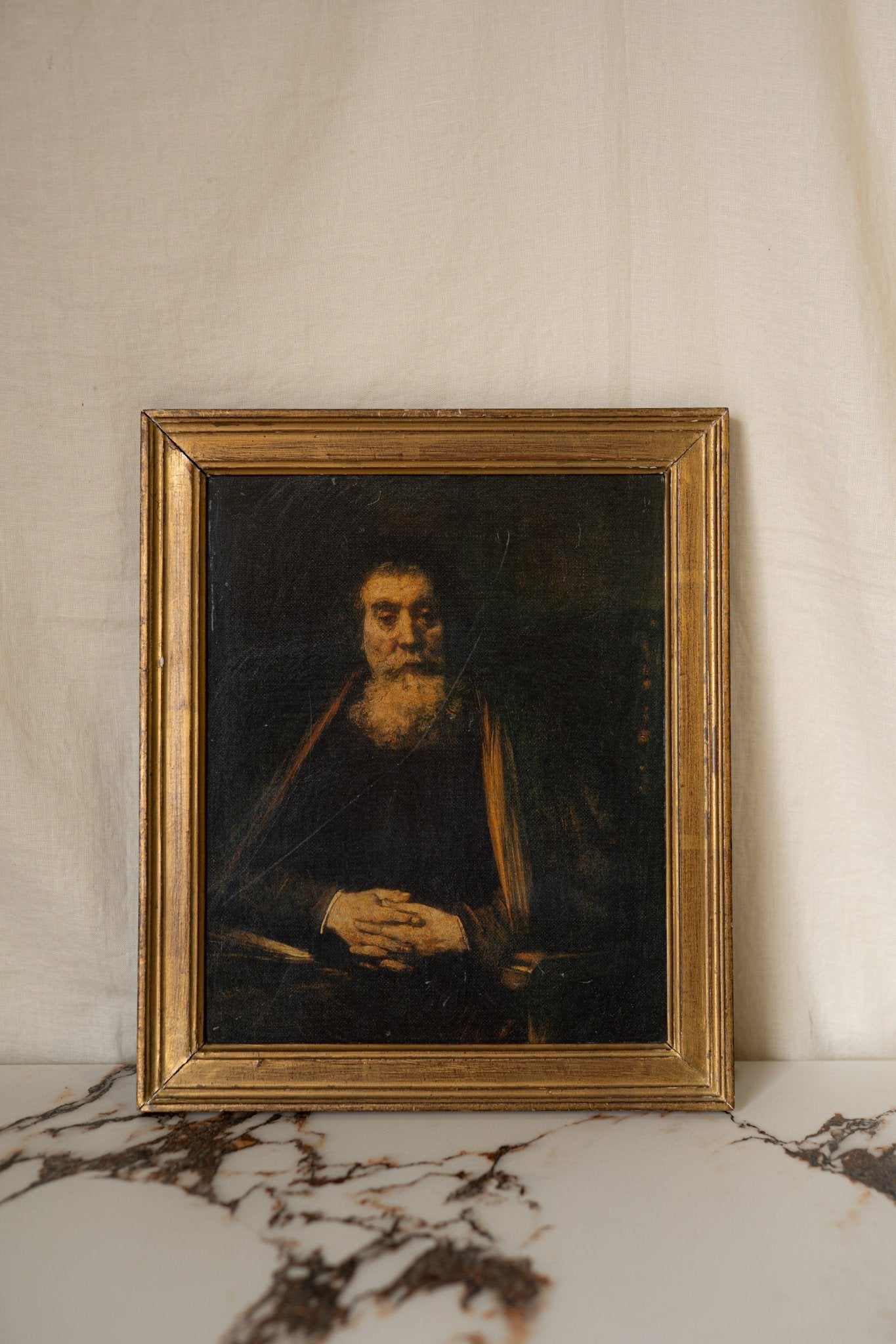 Rembrandt | Portrait of an Old Man (also known as Old Rabbi) - IDYLL MANOR